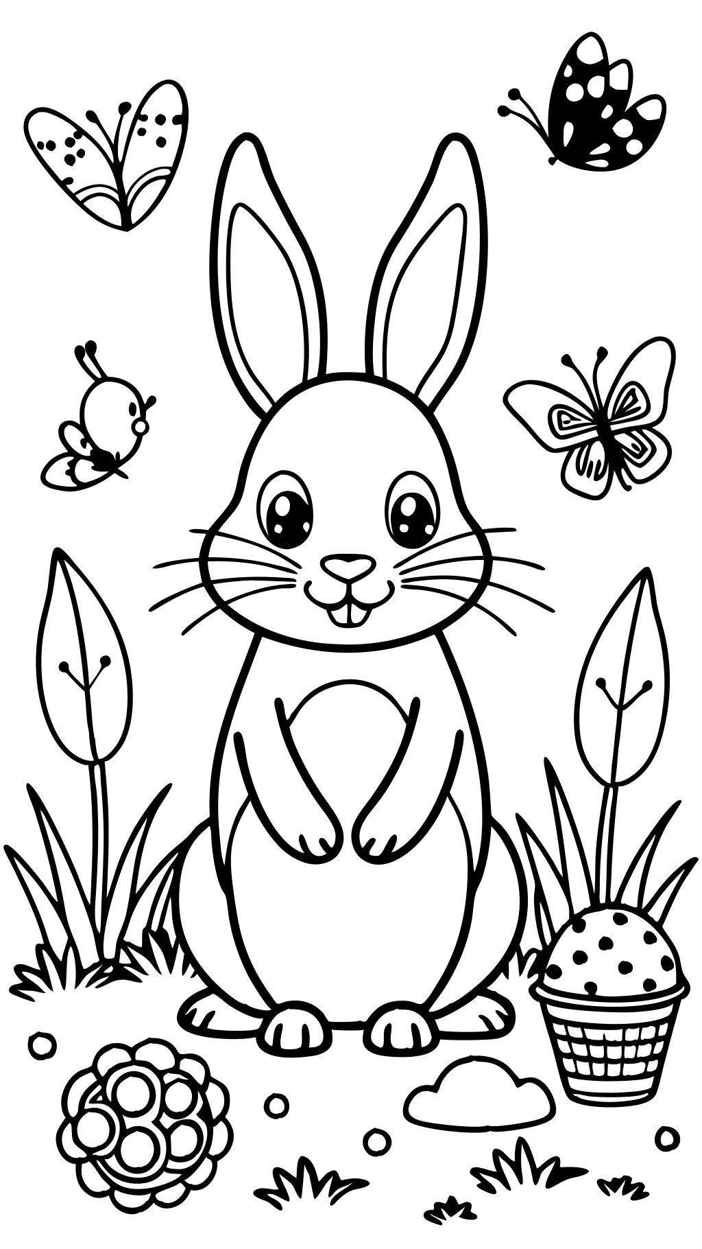 coloriage lapin